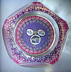 Whitefriars millefiore Christmas 1977 paperweight