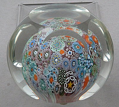 Orient and Flume millefiore paperweight
