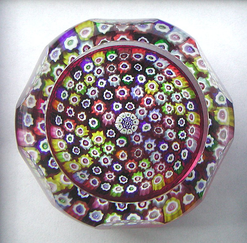 Caithness Whitefriars paperweight