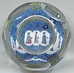 Whitefriars millefiore Christmas 1976 paperweight