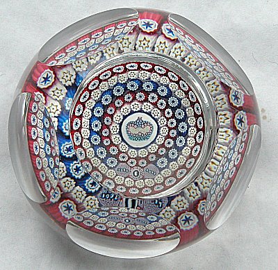 Whitefriars concentric millefiore jubilee paperweight
